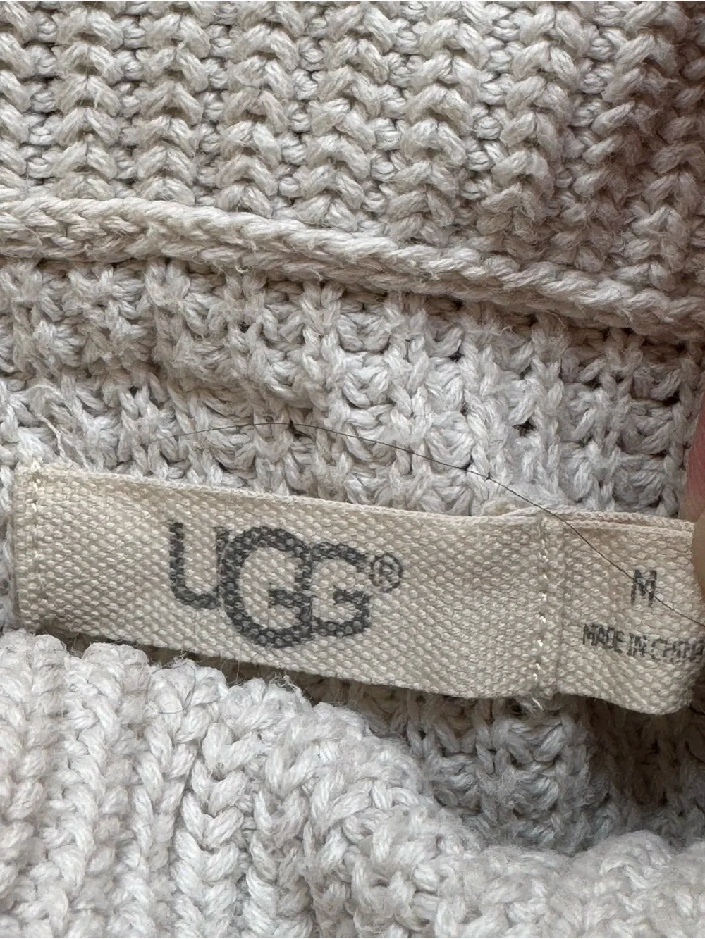 UGG Cream Cowl Neck Sweater